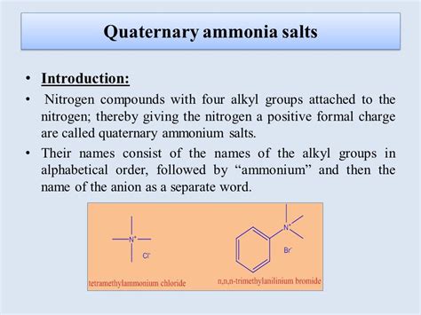  Quaternary Ammonium Salts: Soluzioni Innovative per Trattamenti Antimicrobici e Resistenza alla Corrosione!