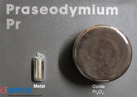 Praseodymium - Elemento Terroso per l'Alta Efficienza Magnetica!